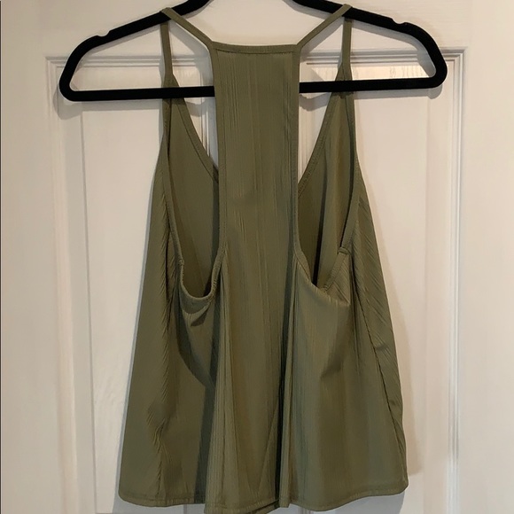 Olive green tank top - Picture 2 of 4